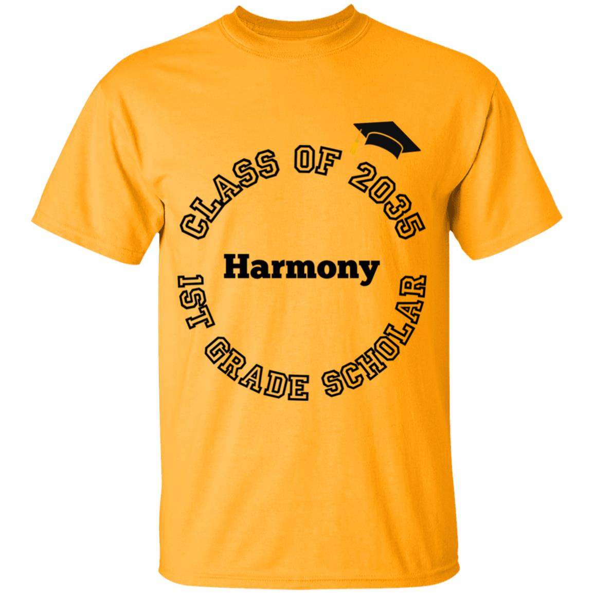 1ST GRADE SCHOLAR PERSONALIZED TEE | CLASS OF 2035