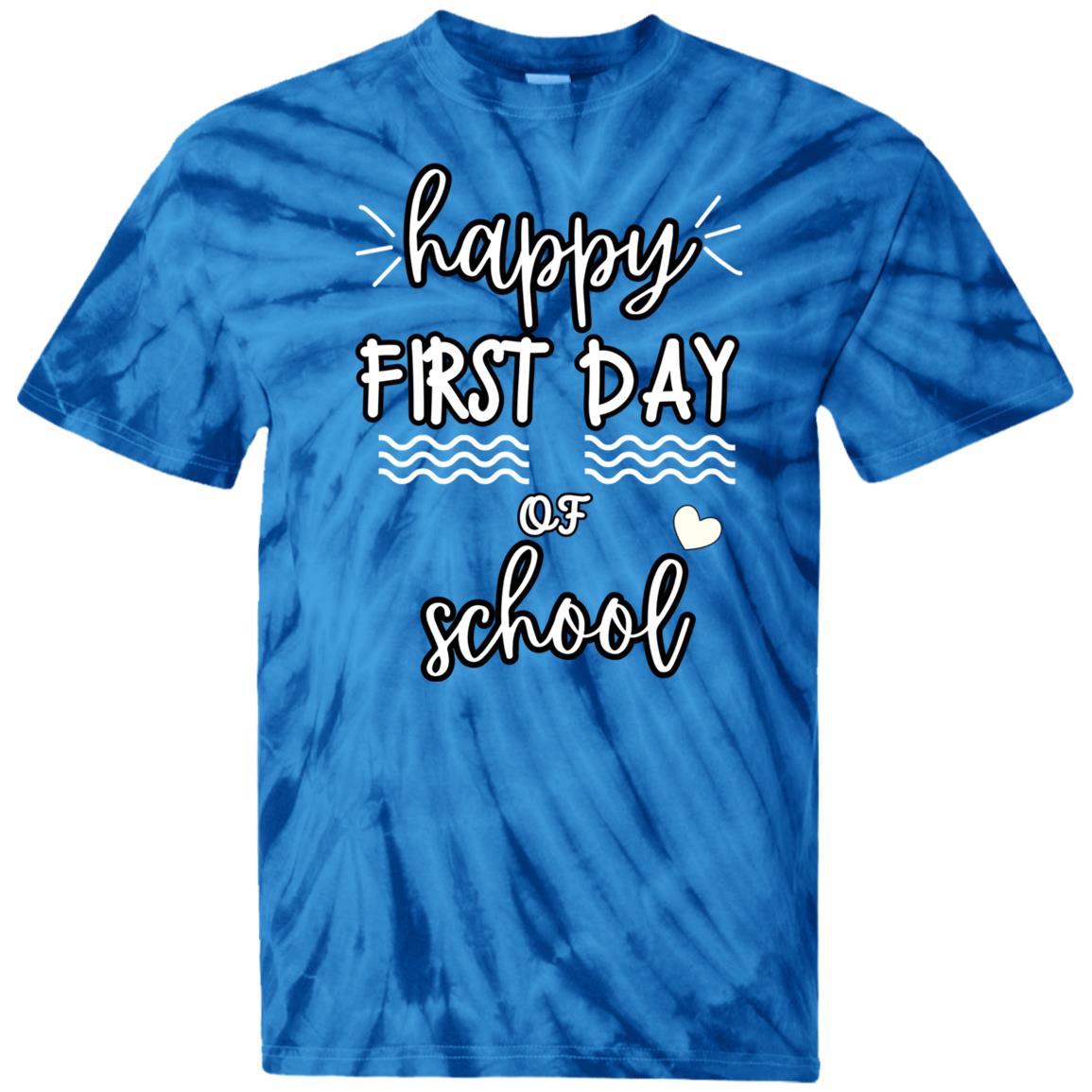 HAPPY FIRST DAY OF SCHOOL | TIE DYE TEE