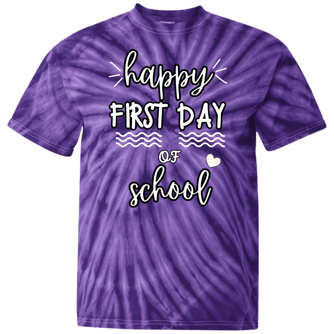 HAPPY FIRST DAY OF SCHOOL | TIE DYE TEE