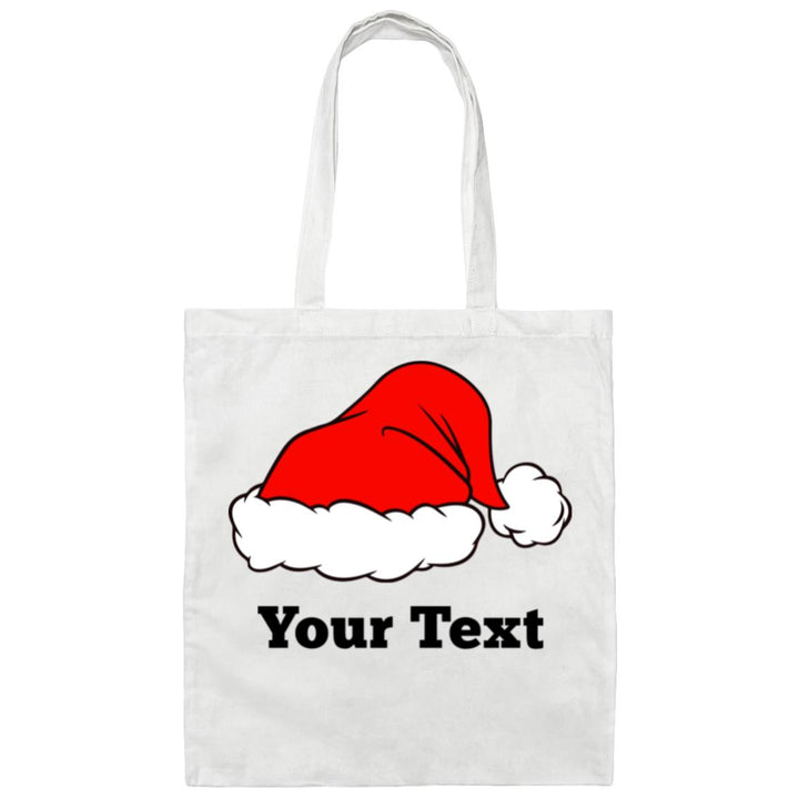 PERSONALIZABLE SANTA CAP TOTE