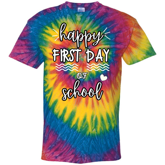 HAPPY FIRST DAY OF SCHOOL | TIE DYE TEE