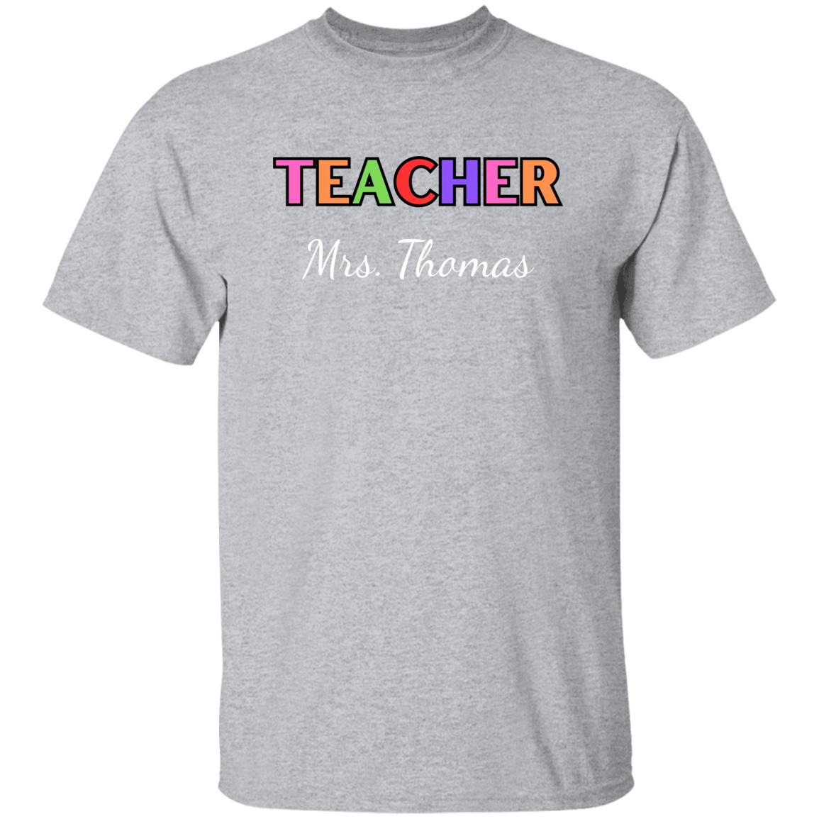 PERSONALIZED TEACHER TEE