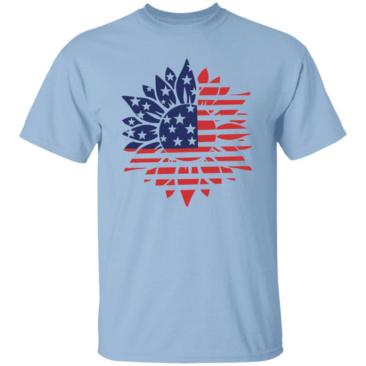 USA FLAG SUNFLOWER TEE