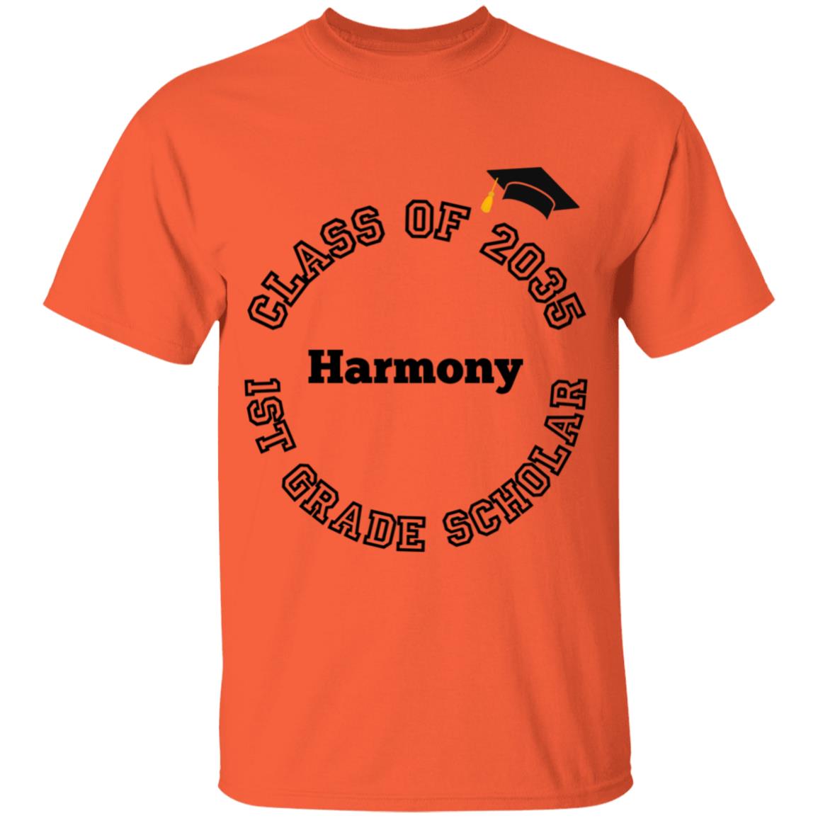 1ST GRADE SCHOLAR PERSONALIZED TEE | CLASS OF 2035