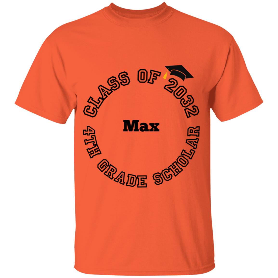 4th GRADE SCHOLAR PERSONALIZED TEE | CLASS OF 2032