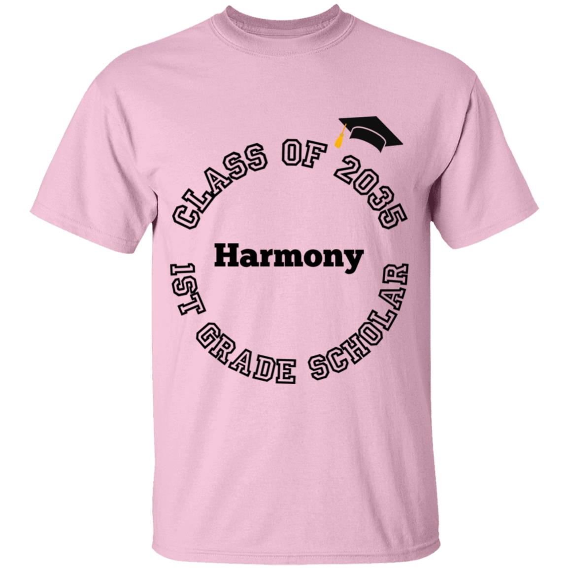 1ST GRADE SCHOLAR PERSONALIZED TEE | CLASS OF 2035