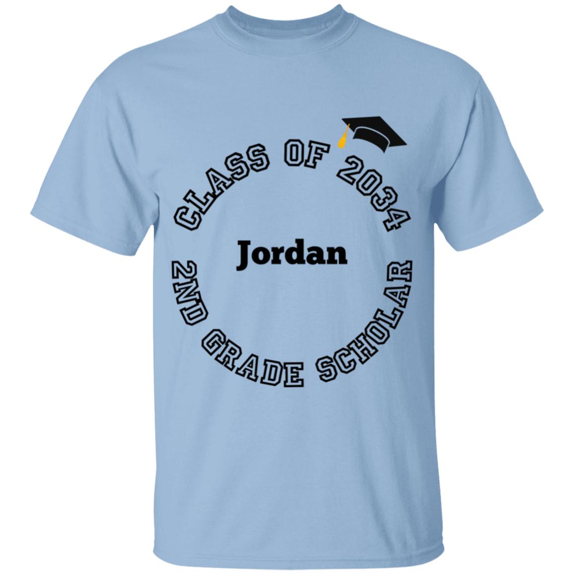 2nd GRADE SCHOLAR PERSONALIZED TEE | CLASS OF 2034