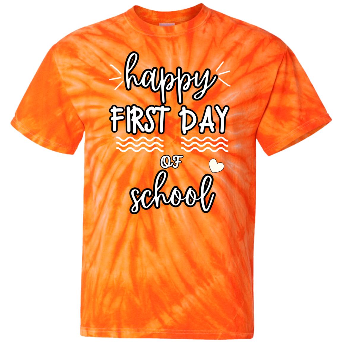 HAPPY FIRST DAY OF SCHOOL | TIE DYE TEE