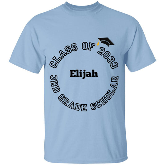 3rd GRADE SCHOLAR PERSONALIZED TEE | CLASS OF 2033