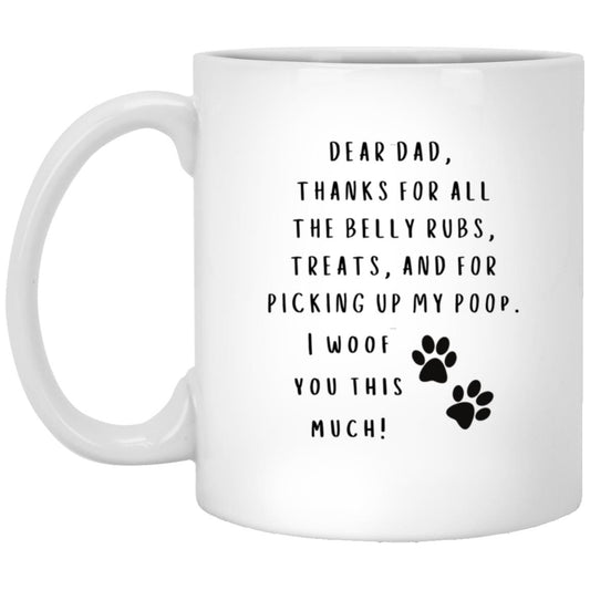 DOG DAD THANKS FOR THE LOVE | COFFEE MUG