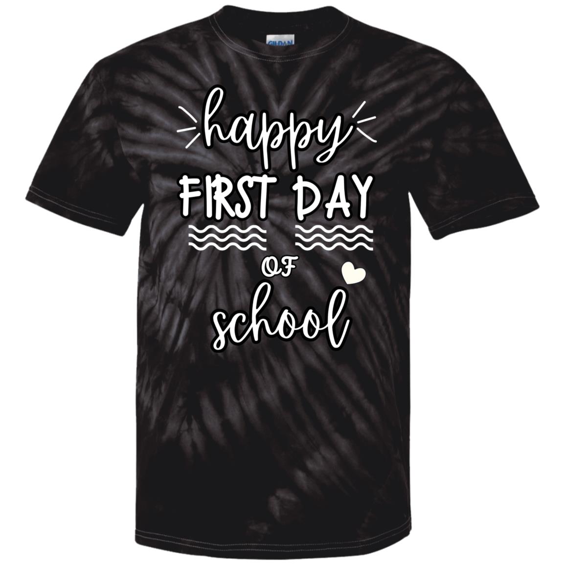 HAPPY FIRST DAY OF SCHOOL | TIE DYE TEE