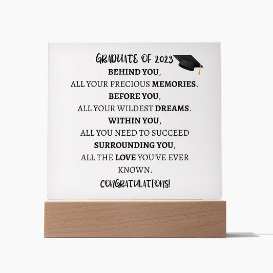 GRADUATE OF 2023 ACRYLIC PLAQUE